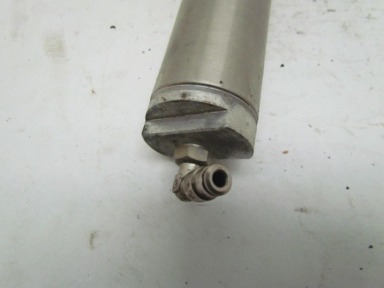 Bimba M-176-D Pneumatic Air Cylinder 1-1/2" Bore 2" Stroke Stainless Steel Body