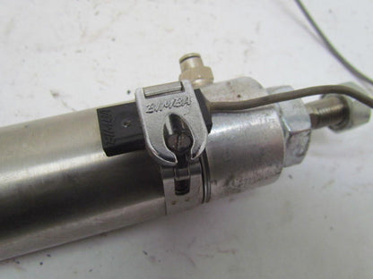 Bimba M-176-D Pneumatic Air Cylinder 1-1/2" Bore 2" Stroke Stainless Steel Body