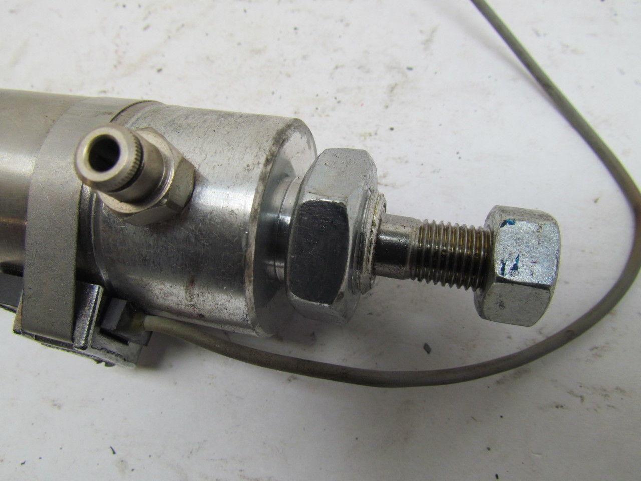 Bimba M-176-D Pneumatic Air Cylinder 1-1/2" Bore 2" Stroke Stainless Steel Body