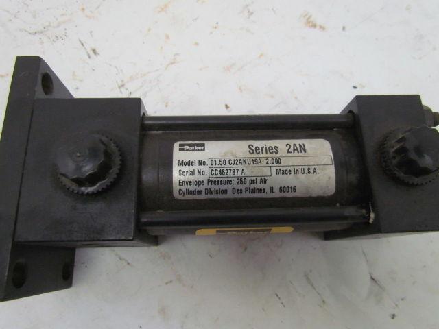 Parker 01.50 CJ2ANU19A 2.000 Pneumatic Air Cylinder 1-1/2" Bore 2" Stroke