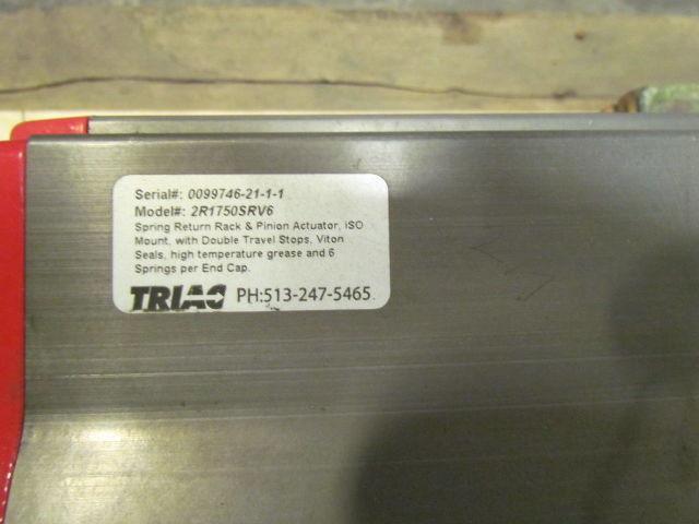 Mogas Quarter Turn Isolation Ball Valve Size 2" w/A Triac 2R1750SRV6 Actuator