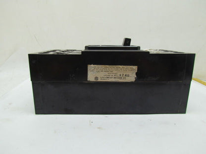 ITE ET225 70amp 3-pole 600V Circuit Breaker W/ Adjustable trip FJ style Frame