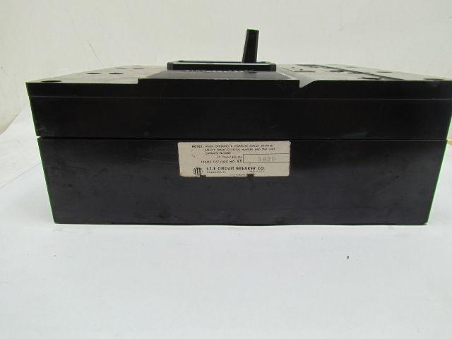 ITE ET400 400amp 600V 3-Pole w/ 175amp Plug Adjustable trip Circuit Breaker