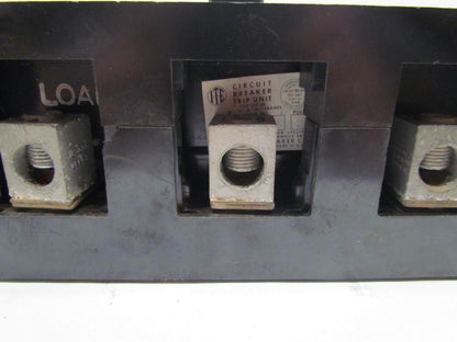 ITE ET400 400amp 600V 3-Pole w/ 175amp Plug Adjustable trip Circuit Breaker