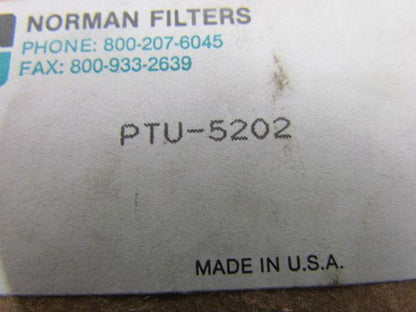 NORMAN Filter Co PTU-5202 Replacement Filter Element Hydraulic NEW