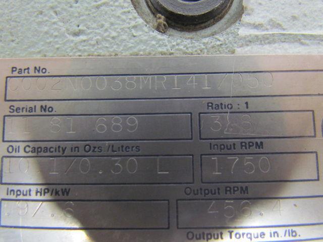 Stober C002N0038MR141/050 Speed Reducer Helical Gearbox 3.8:1 Ratio 3/4" Output