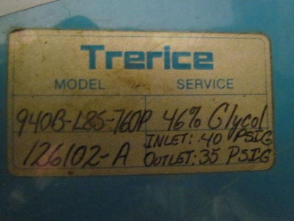 Trerice 940B-L85-760P Cast Iron 4" Flanged 3-Way Valve w/94B 14" Air Actuator