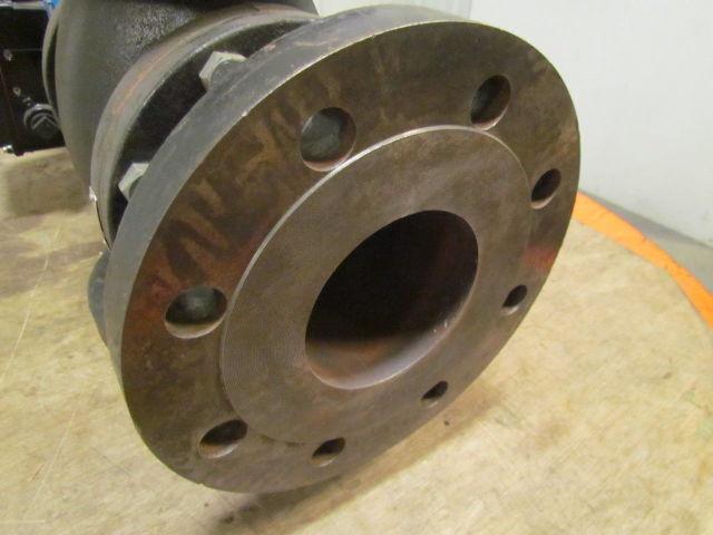 Trerice 940B-L85-760P Cast Iron 4" Flanged 3-Way Valve w/94B 14" Air Actuator