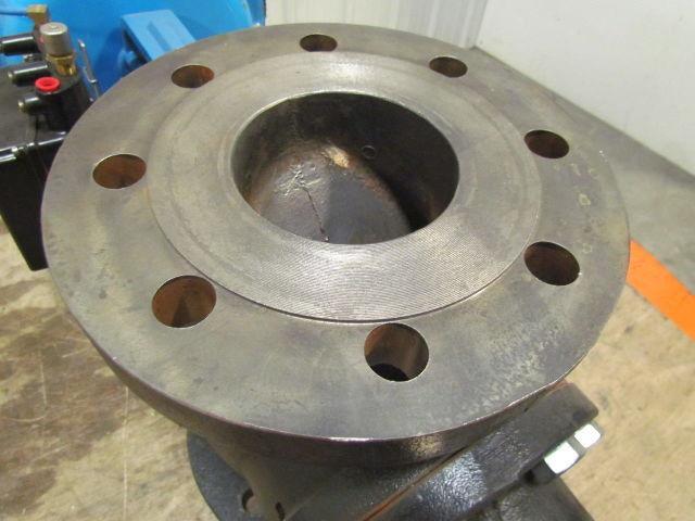Trerice 940B-L85-760P Cast Iron 4" Flanged 3-Way Valve w/94B 14" Air Actuator
