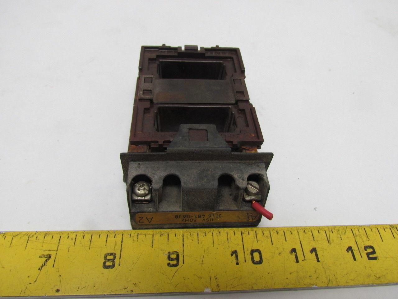 3TY6 483-0AJ8 3TB48 Contactor Double Coil 115V