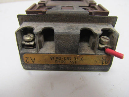 3TY6 483-0AJ8 3TB48 Contactor Double Coil 115V