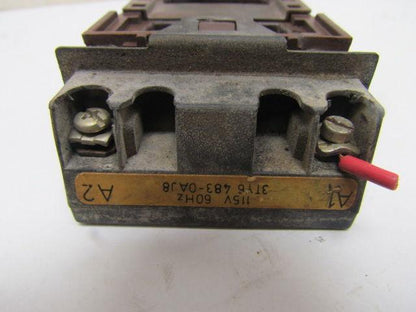 3TY6 483-0AJ8 3TB48 Contactor Double Coil 115V