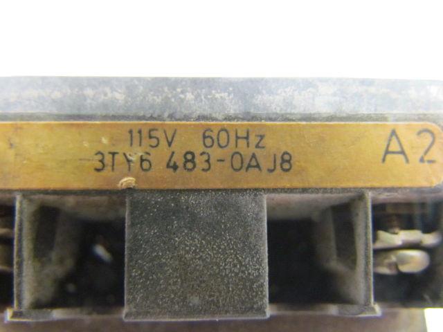 3TY6 483-0AJ8 3TB48 Contactor Double Coil 115V