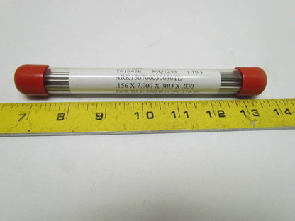 Tungsten Welding Electrode .156x7.000x30Dx.030 Double Ended 5/32" 2% Thoriated