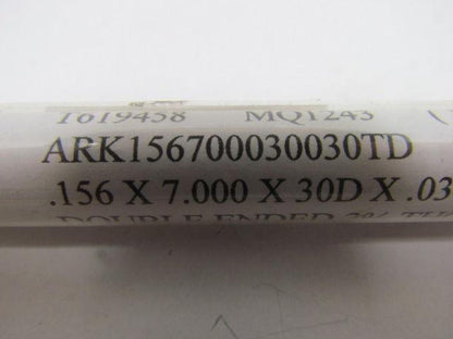 Tungsten Welding Electrode .156x7.000x30Dx.030 Double Ended 5/32" 2% Thoriated