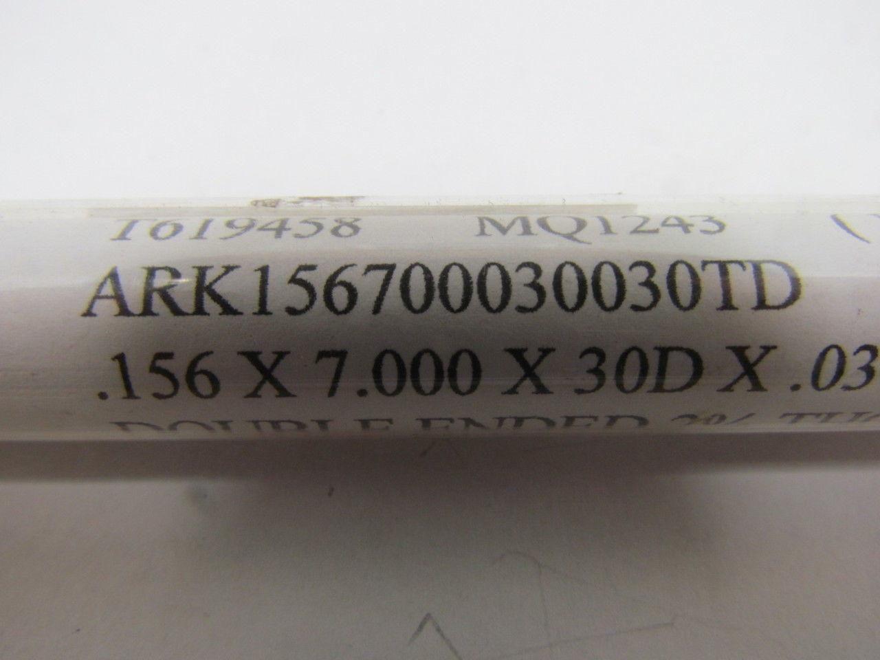 Tungsten Welding Electrode .156x7.000x30Dx.030 Double Ended 5/32" 2% Thoriated
