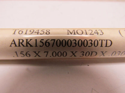 Tungsten Electrode Double Ended 2% Thoriated .156x7.000x30Dx.030 10pk 5/32x7"