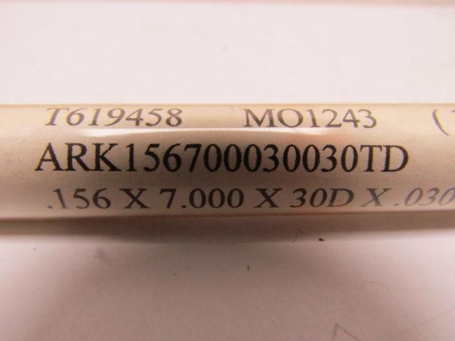 Tungsten Electrode Double Ended 2% Thoriated .156x7.000x30Dx.030 10pk 5/32x7"