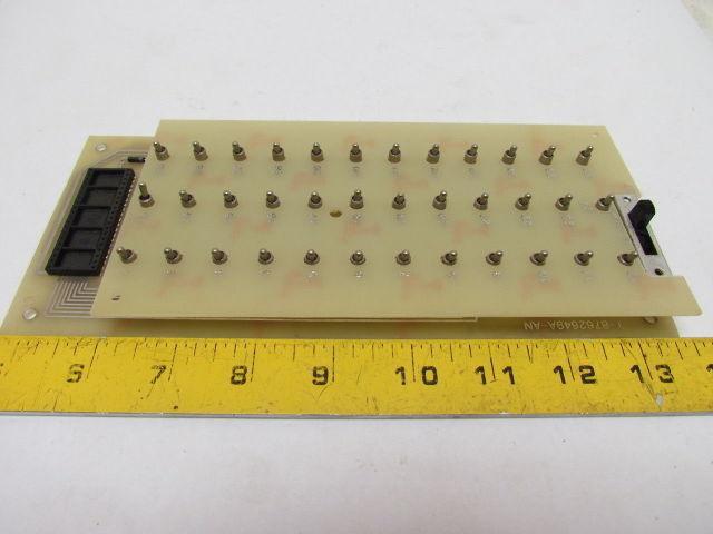 T-8762649A-AN Circuit Board Assembly W/Cover 36 on/off Micro Switches