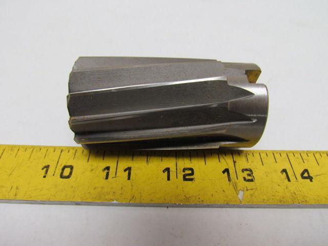 F&D TOOL No 911 Spiral Flute Shell Reamer 1.555 tool dia. HSS Approx 3" OAL USA