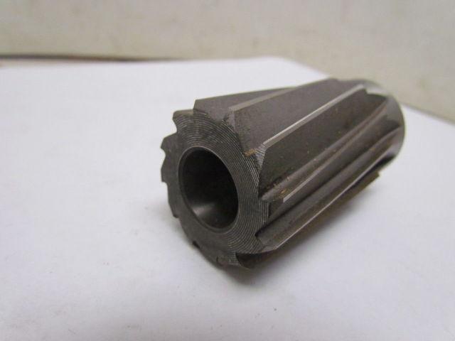 F&D TOOL No 911 Spiral Flute Shell Reamer 1.555 tool dia. HSS Approx 3" OAL USA
