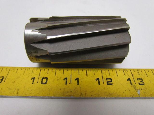 F&D TOOL No 911 Spiral Flute Shell Reamer 1.555 tool dia. HSS Approx 3" OAL USA