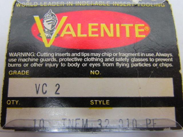 Valenite TNFM 32.010 PE Carbide Insert Grade VC2 Pack of 10pcs