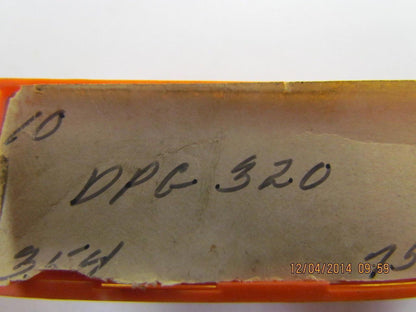 GE Carboloy DPG320 758121 DPG 320 Carbide Insert Grade 883 Box of 13pcs