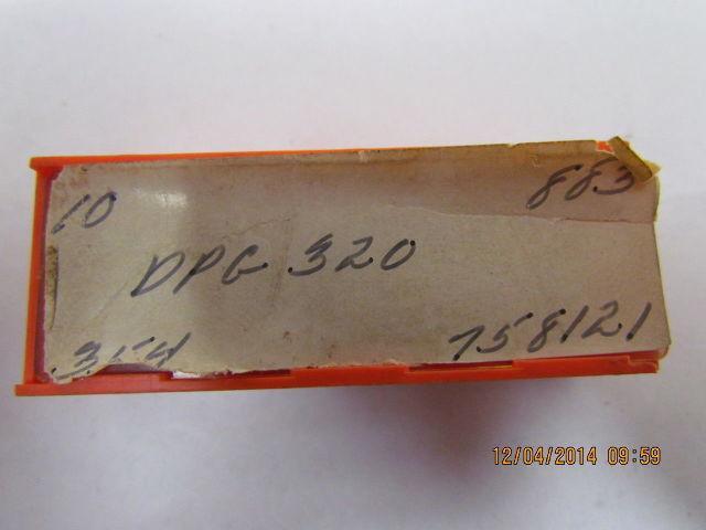 GE Carboloy DPG320 758121 DPG 320 Carbide Insert Grade 883 Box of 13pcs