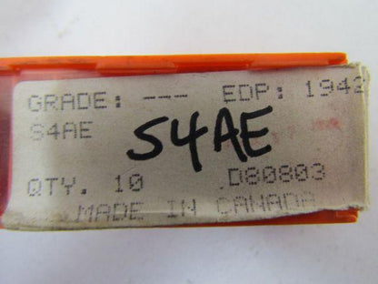 Carboloy S4AE EDP 19425 D80803 Carbide Insert Grade S4AE Box of 10pcs