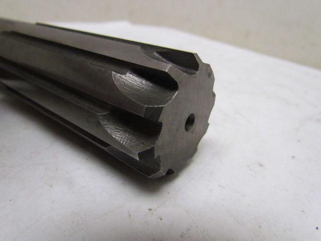 Brubaker 1-7/16" 1.4375 #4MT Morse Taper Shank Reamer 10pt Straight Flute USA
