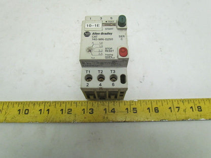 A-B Allen Bradley CAT 140-MN-0250 Ser C Starter Relay Contactor Control