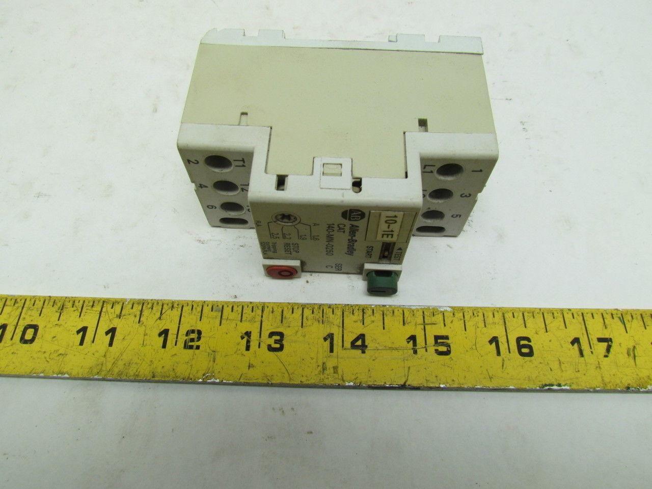 A-B Allen Bradley CAT 140-MN-0250 Ser C Starter Relay Contactor Control