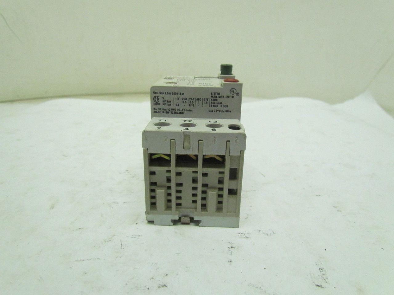A-B Allen Bradley CAT 140-MN-0250 Ser C Starter Relay Contactor Control