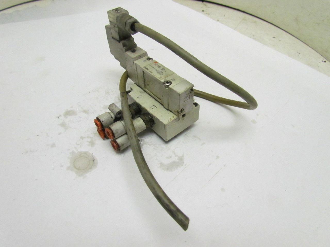 SMC SY7140 Solenoid Pneumatic Air Valve W/Base