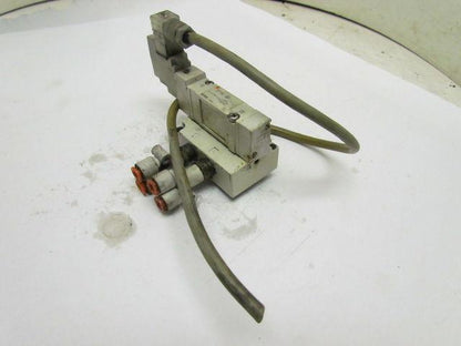 SMC SY7140 Solenoid Pneumatic Air Valve W/Base