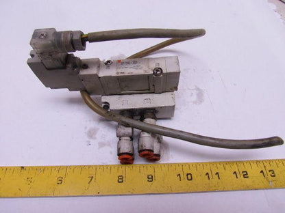 SMC SY7140 Solenoid Pneumatic Air Valve W/Base