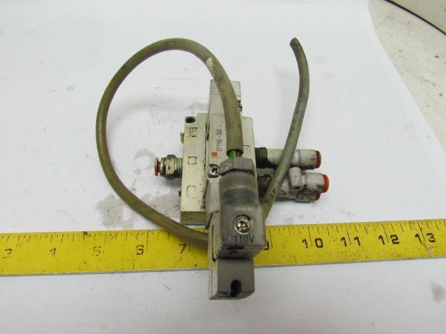 SMC SY7140 Solenoid Pneumatic Air Valve W/Base