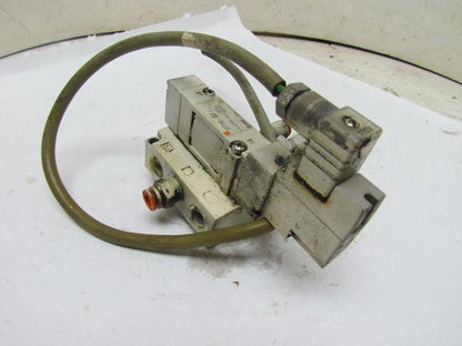 SMC SY7140 Solenoid Pneumatic Air Valve W/Base