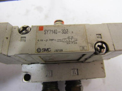 SMC SY7140 Solenoid Pneumatic Air Valve W/Base