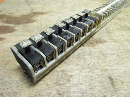 A-B Allen Bradley Terminal Block Strip 7/8x58-1/2" DIN Rail 129 Blocks