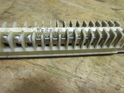 A-B Allen Bradley Terminal Block Strip 7/8x58-1/2" DIN Rail 129 Blocks