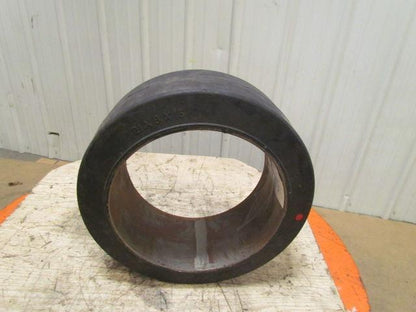 MaineTire 1208 21x8x15 Black Rubber Smooth Press-On Forklift Tire