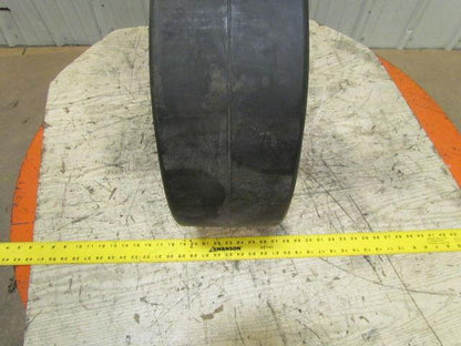 MaineTire 1208 21x8x15 Black Rubber Smooth Press-On Forklift Tire
