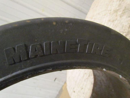 MaineTire 1208 21x8x15 Black Rubber Smooth Press-On Forklift Tire