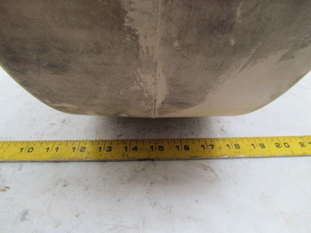 16x7x10-1/2 Smooth White Rubber Non-Marking Press-On Forklift Tire 16x7x10.5