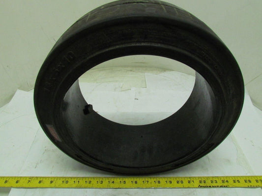 Landmax Liftmax A091847 14X5X10 Smooth Soft Rubber Press-On Forklift Tire