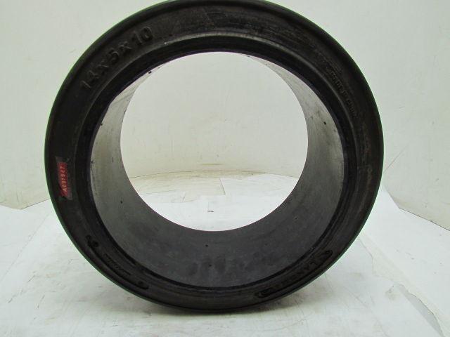 Landmax Liftmax A091847 14X5X10 Smooth Soft Rubber Press-On Forklift Tire