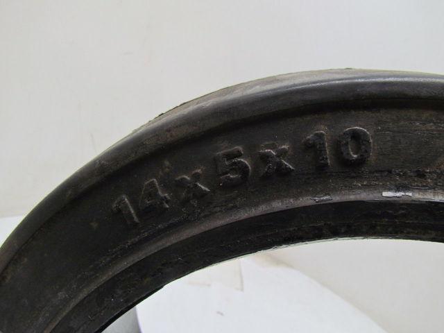 Landmax Liftmax A091847 14X5X10 Smooth Soft Rubber Press-On Forklift Tire