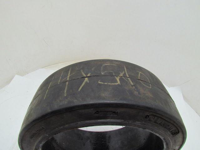 Landmax Liftmax A091847 14X5X10 Smooth Soft Rubber Press-On Forklift Tire